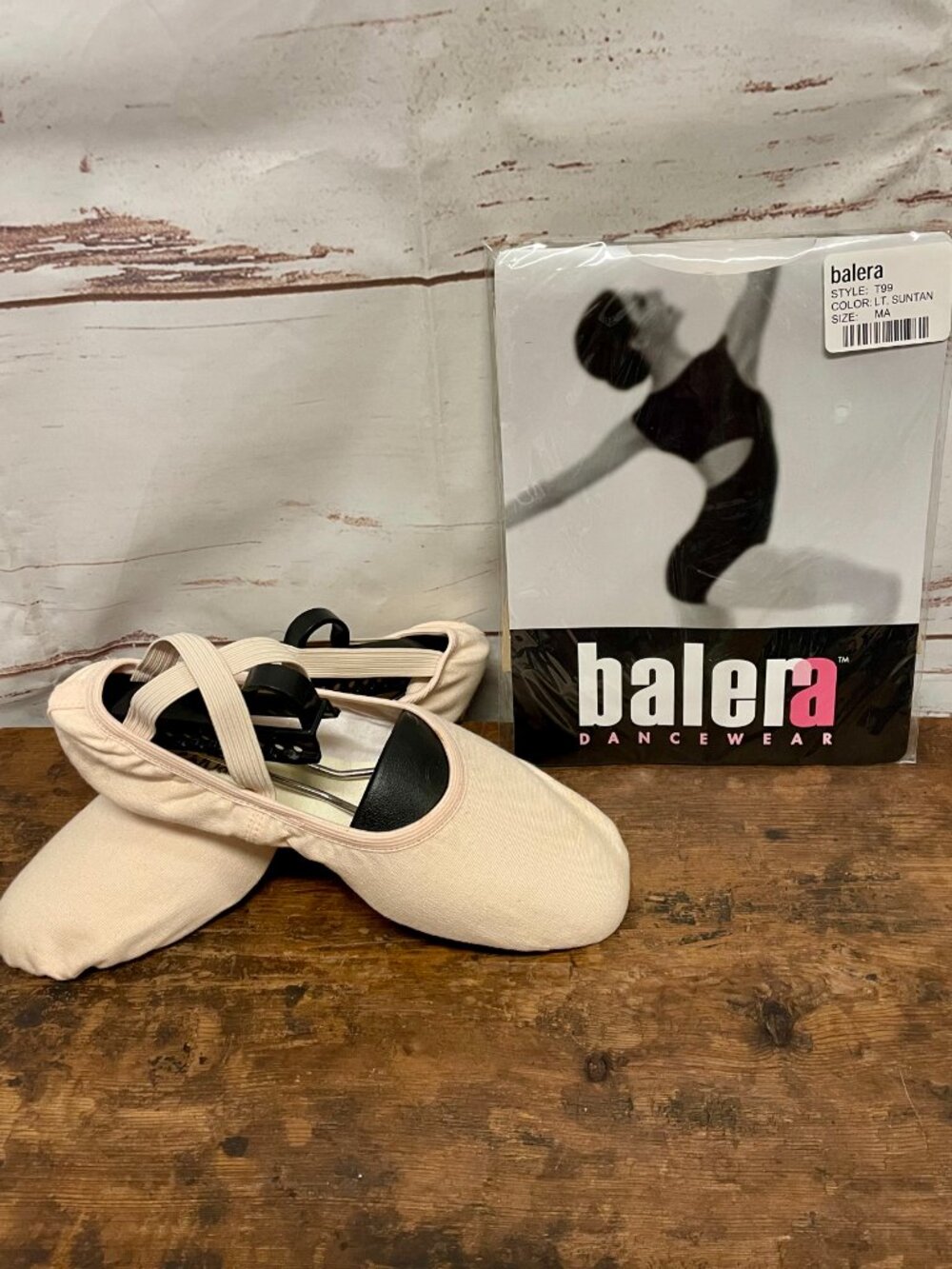 Ballet shoes and tights bundle